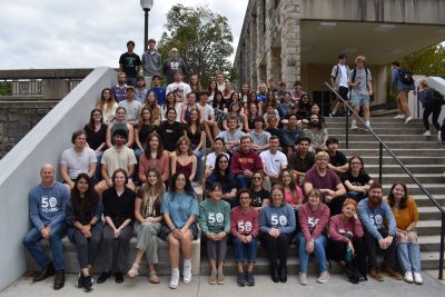 VTLAR students and faculty getting ready for their Washington D.C. trip.