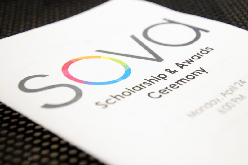 SOVA program for scholarship ceremony